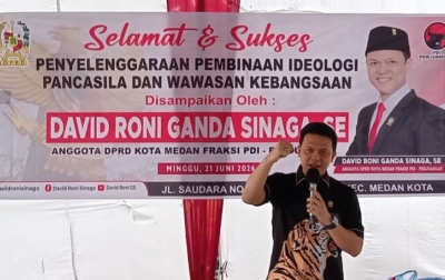 David Roni Ganda Sinaga Ajak Warga Amalkan Nilai–Nilai Pancasila