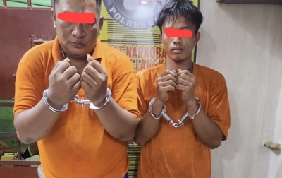 Satres Narkoba Polres Langkat Ringkus Dua Pengendar Sabu