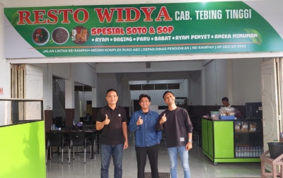 Hadir di Sergai, Resto Widya Serap Tenaga Kerja Lokal dan Tambah Pilihan Kuliner
