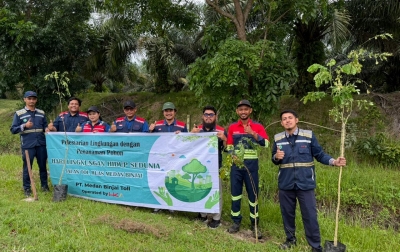 Peringati Hari Lingkungan Hidup, Ruas Tol Medan-Binjai Telah Ditanami 1.535 Pohon Sepanjang 2026