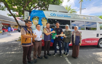 Gebyar Patuh Pajak, Bayar Pajak Kendaraan di Samsat Keliling Berhadiah Langsung Minyak Goreng