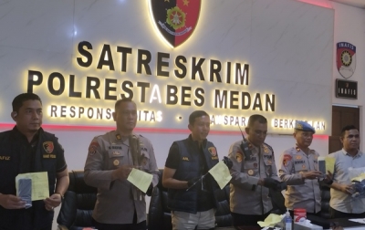 Bentrok Antargeng Motor Di Medan, Polrestabes Ciduk 6 Pelaku Pengeroyok Korban