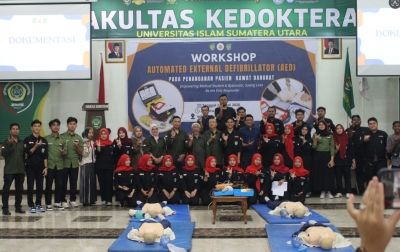Siap Selamatkan Nyawa! Mahasiswa dan Tendik FK UISU Digembleng Teknik RJP dan AED