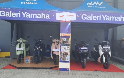 Pengunjung Turnamen Basket Isoiki Sumut Kagumi Fitur Yamaha Gear Ultima