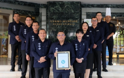 Grand Mercure Medan Angkasa Menjadi Hotel Pertama di Sumatera yang Meraih Sertifikasi Green Globe