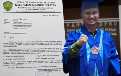 PAW Eddi Sullam Diteken Ketua DPRD Tapsel, Akademisi Minta Bupati Segera Tindak Lanjuti