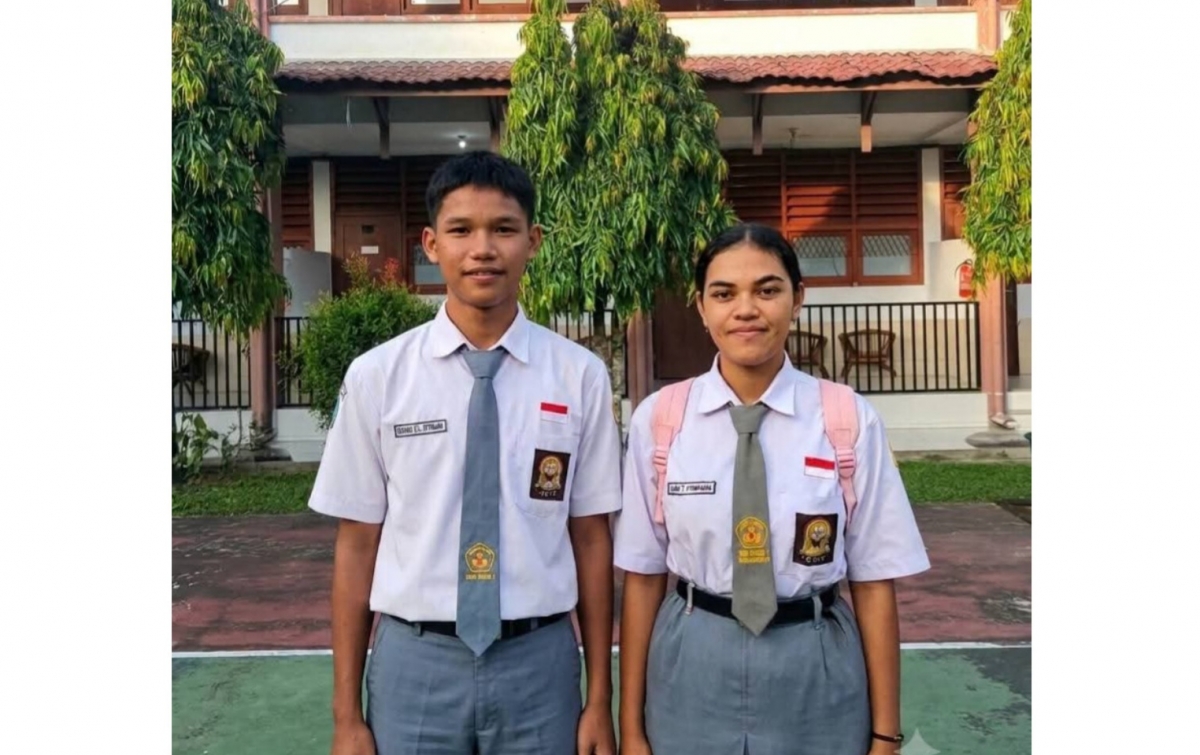 Dua Pelajar Samosir Lolos Jadi Anggota Paskibraka Provinsi Sumut 2026