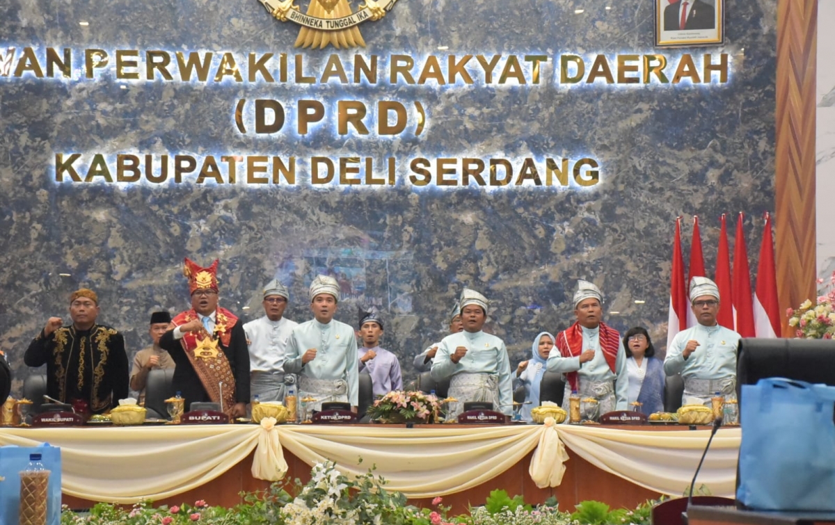 Sidang Paripurna Istimewa HUT ke-80: Bupati Sampaikan Capaian Kemajuan Deli Serdang