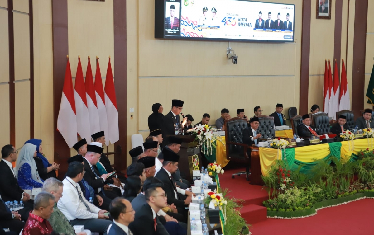 HUT ke-436 Kota Medan: Wali Kota Rico Waas Tekankan Capaian Harus Dirasakan Masyarakat