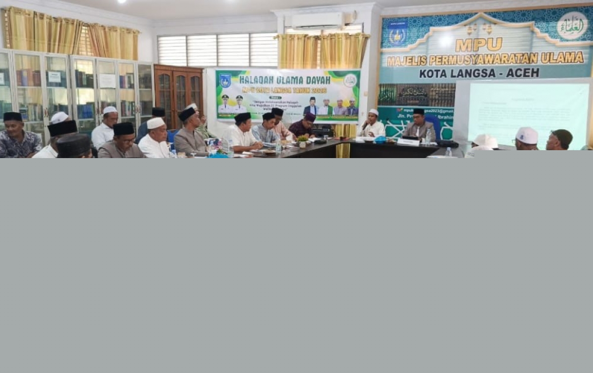 Pemko Langsa Perkuat Kolaborasi Antar Ulama Sebagai Fondasi Pembangunan Daerah