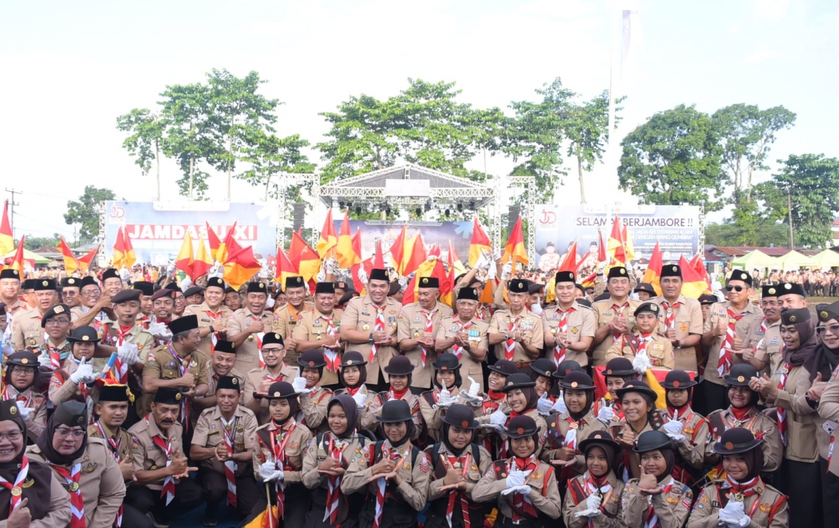 Jamda XI Sumut Dibuka, Wakil Bupati Deli Serdang Lom Lom Suwondo Motivasi Kontingen Raih Prestasi