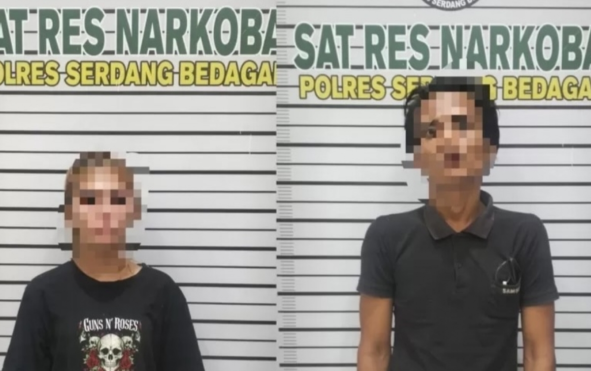 Gagal Pesta Sabu, Sepasang Remaja Diciduk Polisi di Perbaungan
