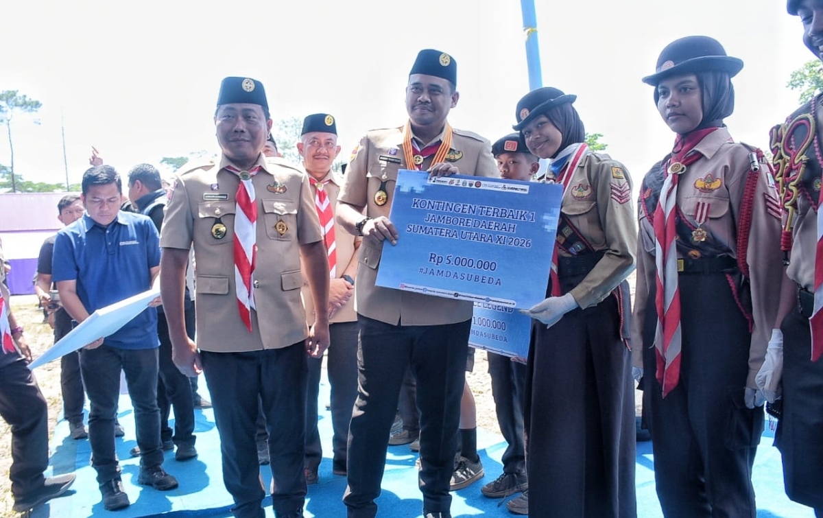 Jamdasu XI Sumut 2026: Kwarcab Deli Serdang Kontingen Terbaik I 