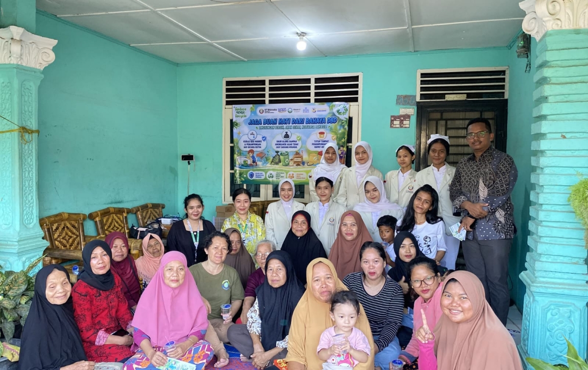 Mahasiswa Universitas Satya Terra Bhinneka Teliti Kondisi Pascabanjir di Sari Rejo