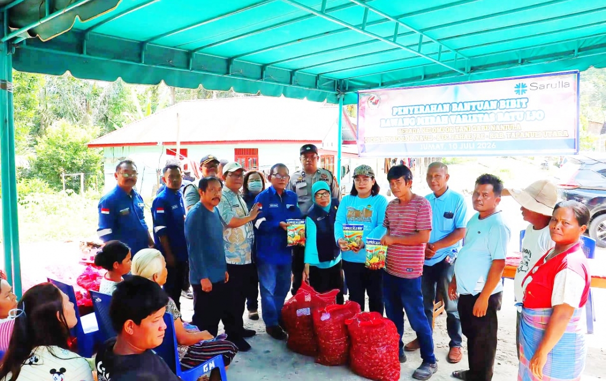 SOL Kembali Salurkan 1,8 Ton Benih Bawang Merah kepada Kelompok Tani
