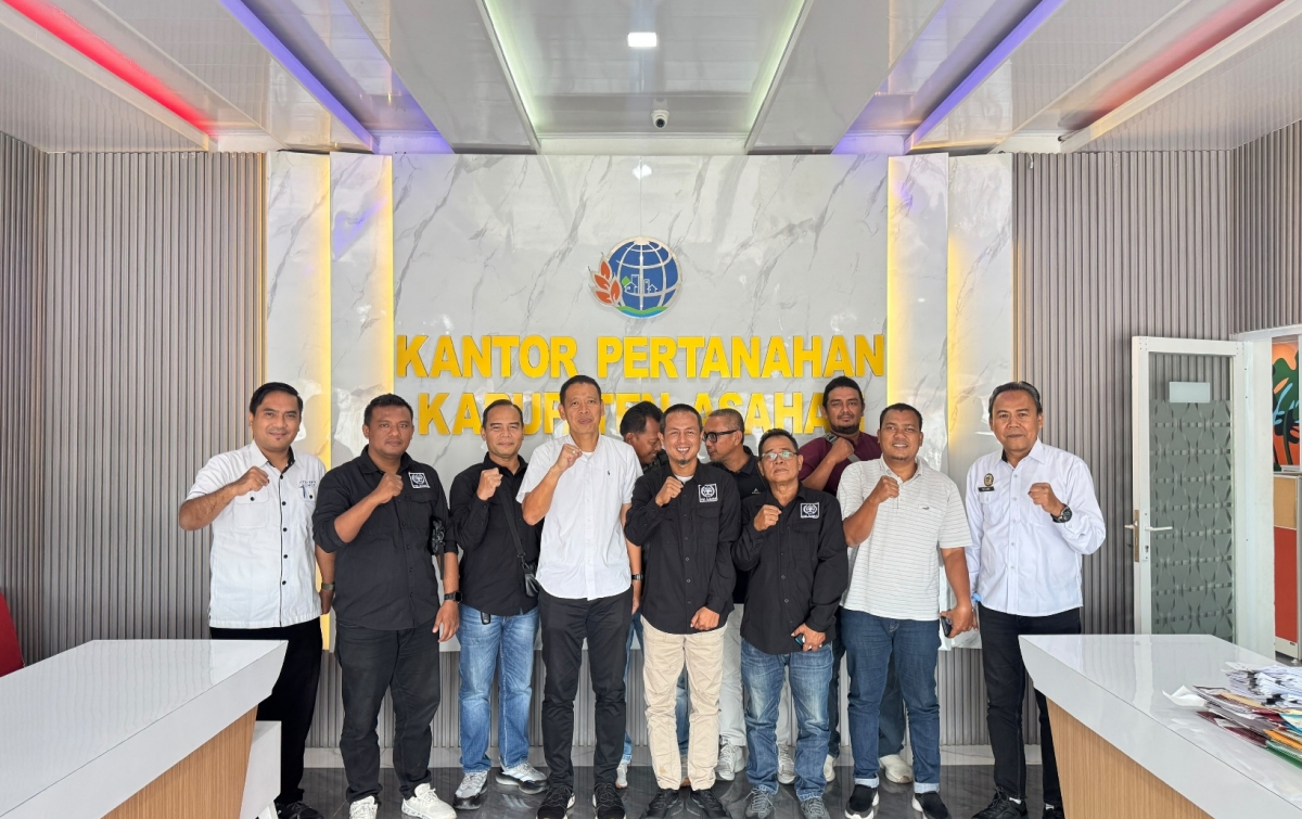 PWI Asahan dan Kantor Pertanahan Sepakat Bangun Kerja Sama Strategis
