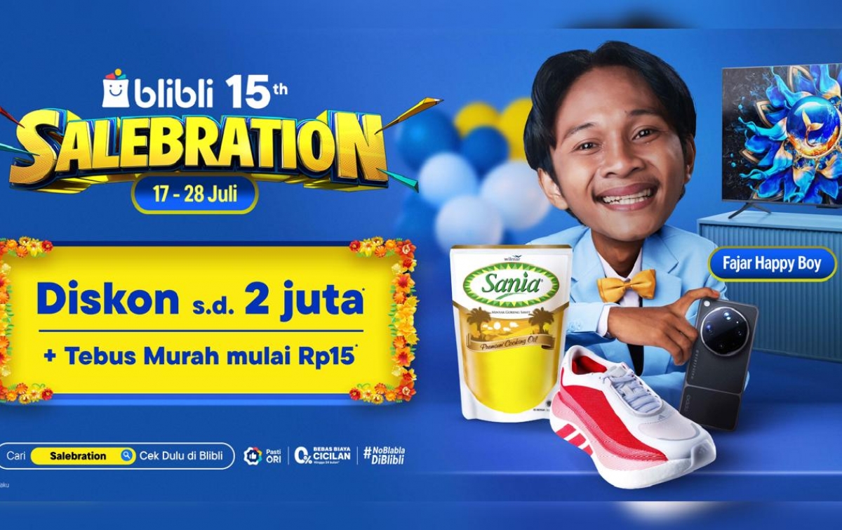 Belum Hari Senin, Kok Sudah Jadi Sad Boy? Saatnya Weekend Reset Bareng Salebration 15 Tahun Blibli
