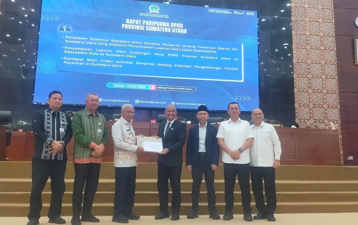 Pemprovsu dan DPRD Sumut Setuju AIJ Menjadi Perseroda