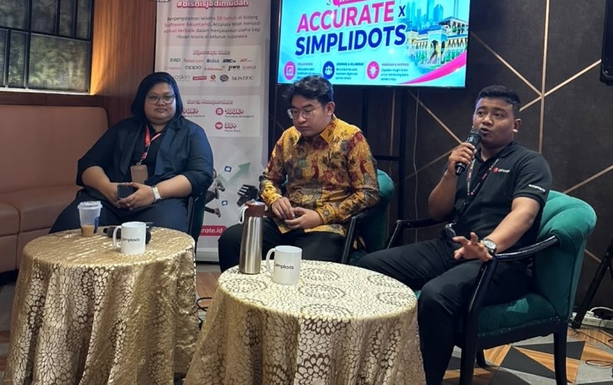 Hadapi Ketidakpastian Ekonomi, SimpliDOTS dan Accurate Gandeng Pengusaha Medan Jaga Profitabilitas