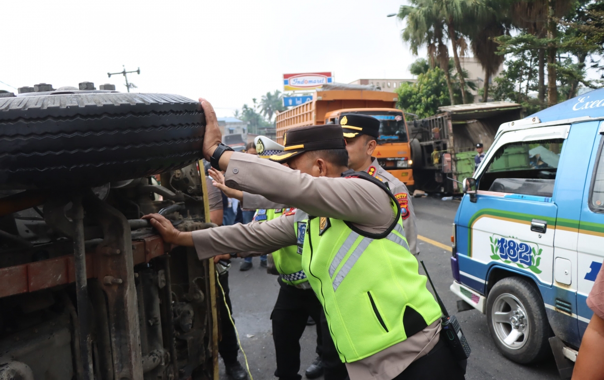 Pasca Kecelakaan Maut di Sibolangit, Jalur Wisata Medan-Berastagi Sudah Bisa Dilalui Normal