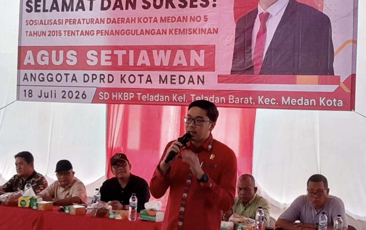 Agus Setiawan Sosialisasi Perda Penanggulangan Kemiskinan: Warga Bisa Ajukan Agar Dapat Bansos 