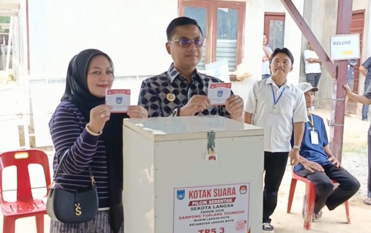 Jeffry Sentana Gunakan Hak Pilih di Pilgeuchiksung