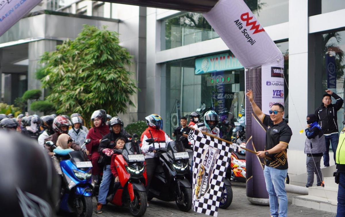 MAXi Yamaha Day Area Sumut Membludak, Peserta Turut Berduka atas Tragedi Kecelakaan Maut di Sibolangit