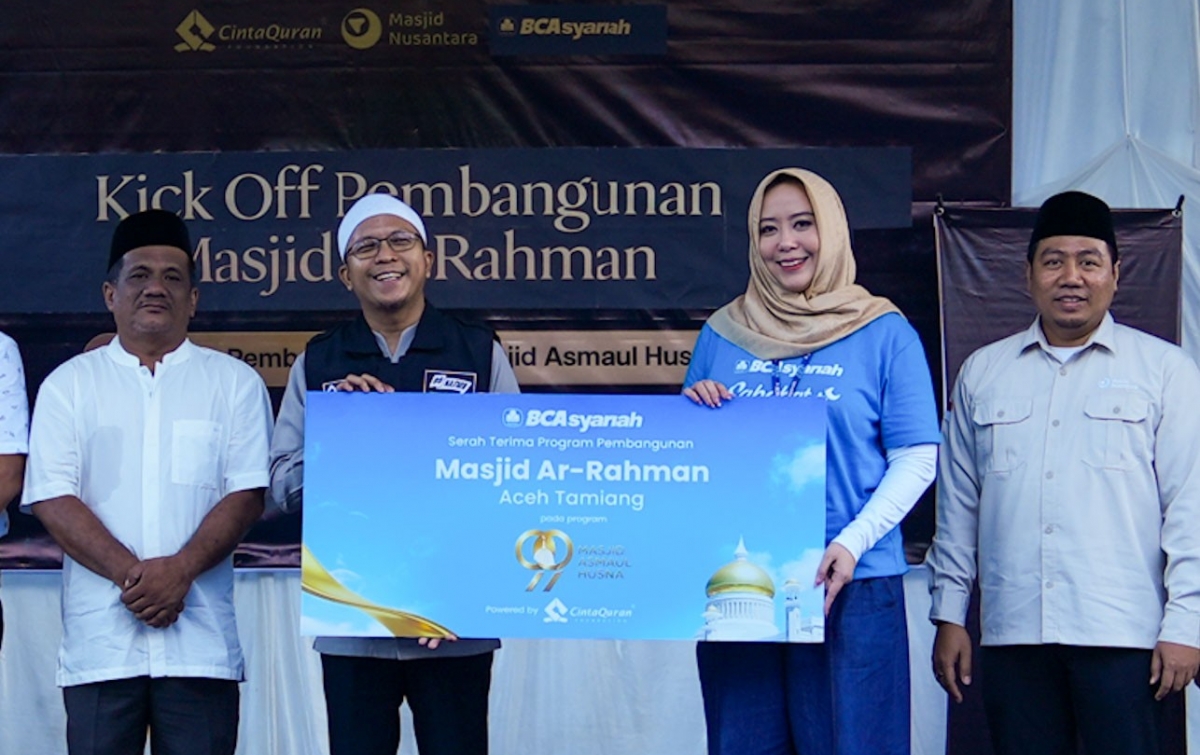 Pembangunan 99 Masjid Asmaul Husna Pertama “Ar Rahman” di Aceh Tamiang Dimulai