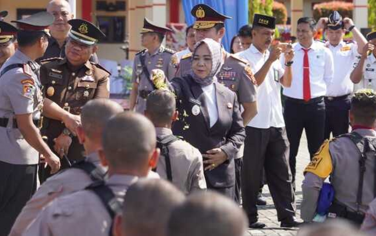 Wakapoldasu Buka Pendidikan Pembentukan Bintara SPKT,  Tiorita Berharap Peserta Mampu Menjadi Polri Yang Humanis