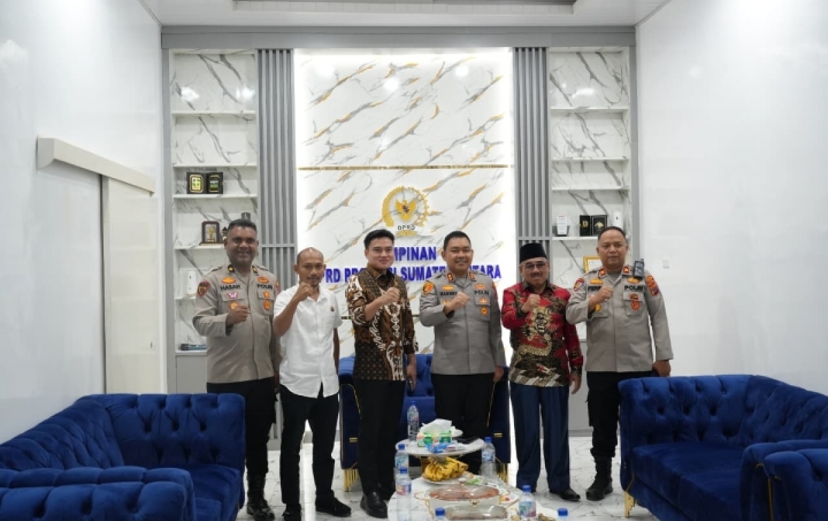 Ricky Anthony Terima Kunjungan Silaturahmi Kapolres Langkat