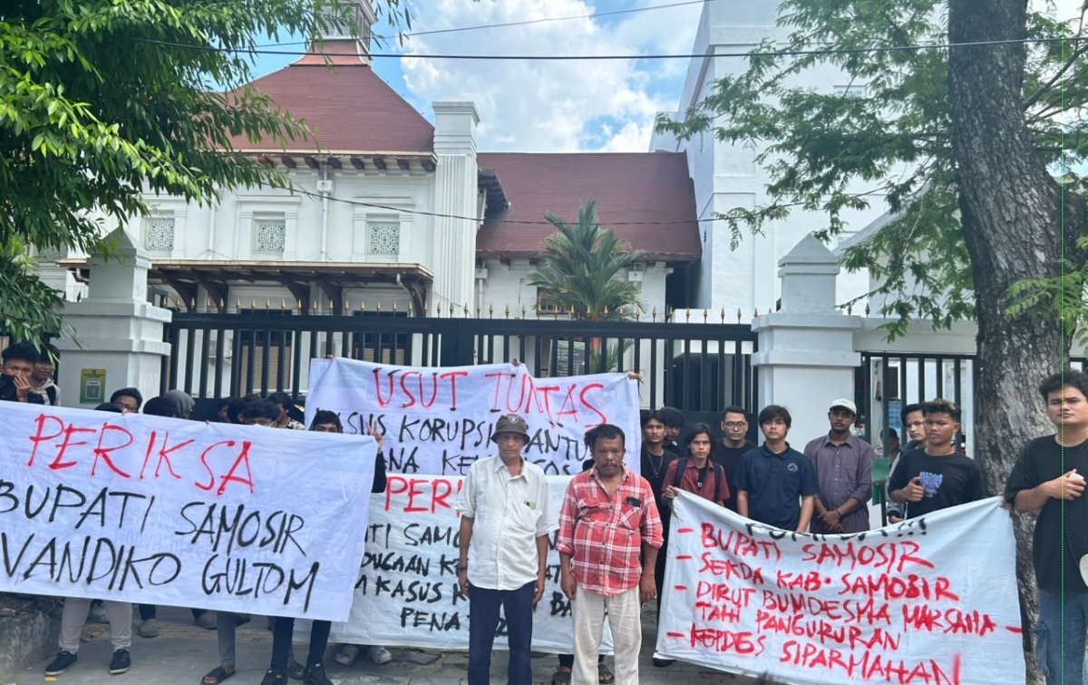 Penggiat Antikorupsi Kawal Sidang Bansos PENA