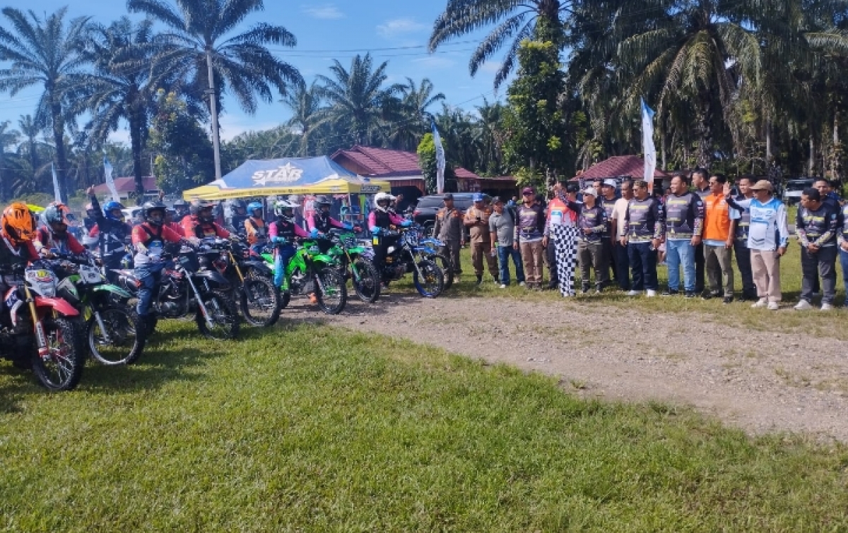 Dilepas Bupati Putra Mahkota, 350 Raider dari Tiga Provinsi Ikuti  Trail Adventure di Palas