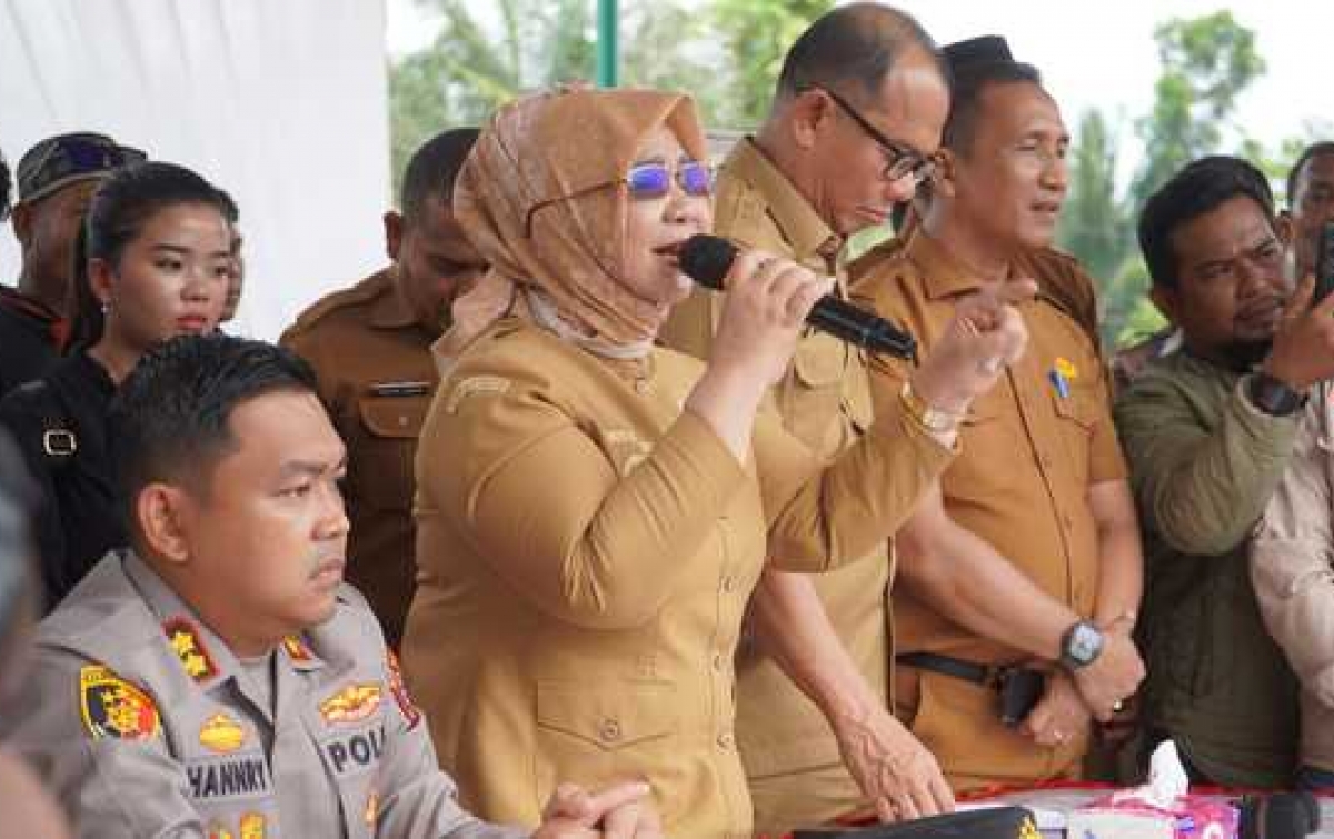 Plt Bupati dan Kapolres Langkat Tegaskan Terus Mengawal Percepatan Penyaluran Bantuan Bagi Masyarakat Terdampak Banjir