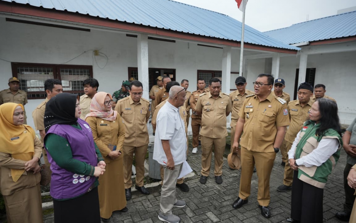 Bupati Tinjau Lokasi Pembangunan Puskesmas Medan Krio