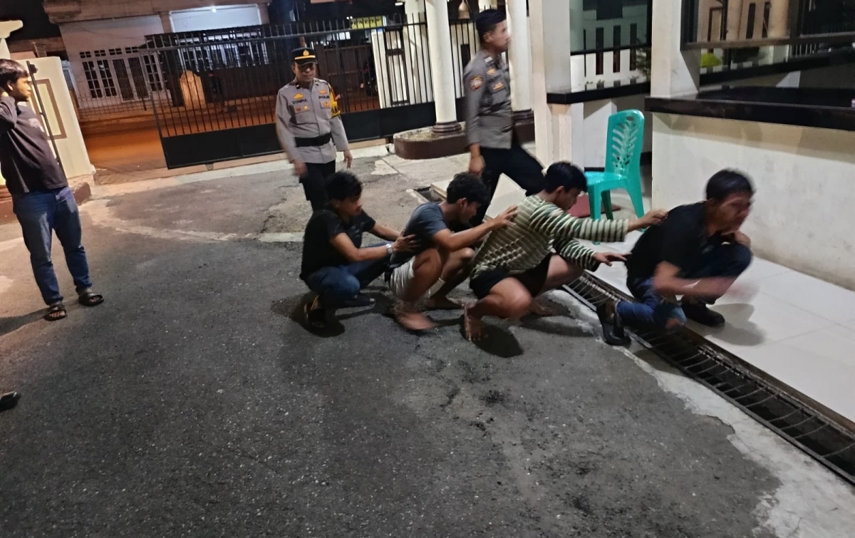 Polisi Amankan Sejumlah Terduga Pelaku Pembacokan di Angkringan Padangsidimpuan
