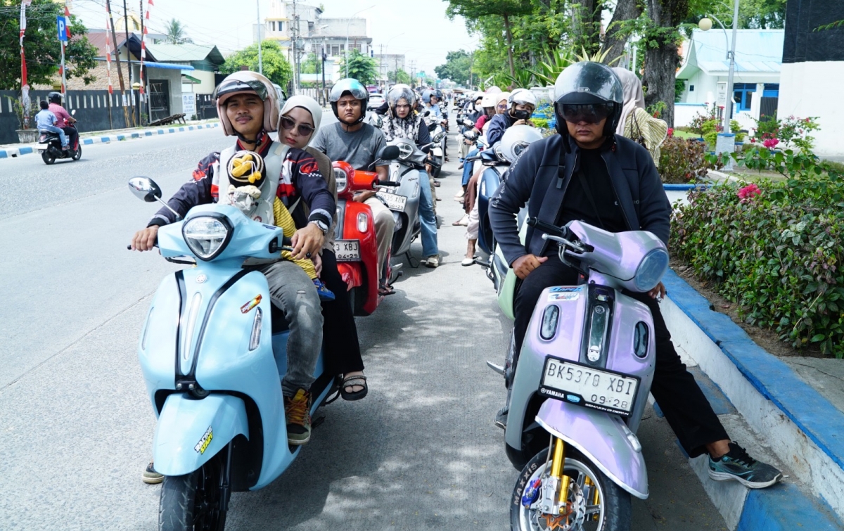 Kumpul Classy Yamaha di Lubuk Pakam, dari City Touring Hingga Ngobrolin Fazzio dan Filano