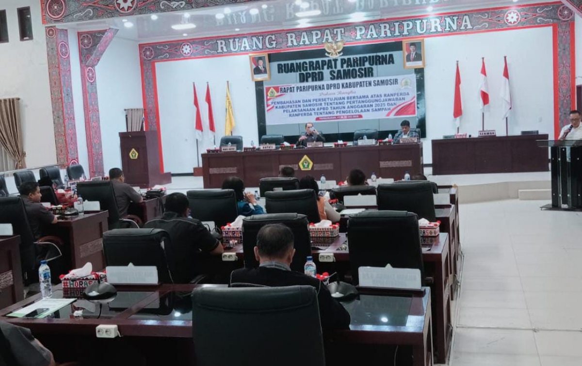 Bupati Kembali Absen, Paripurna DPRD Samosir Kembali Tertunda Meski Sudah Kuorum