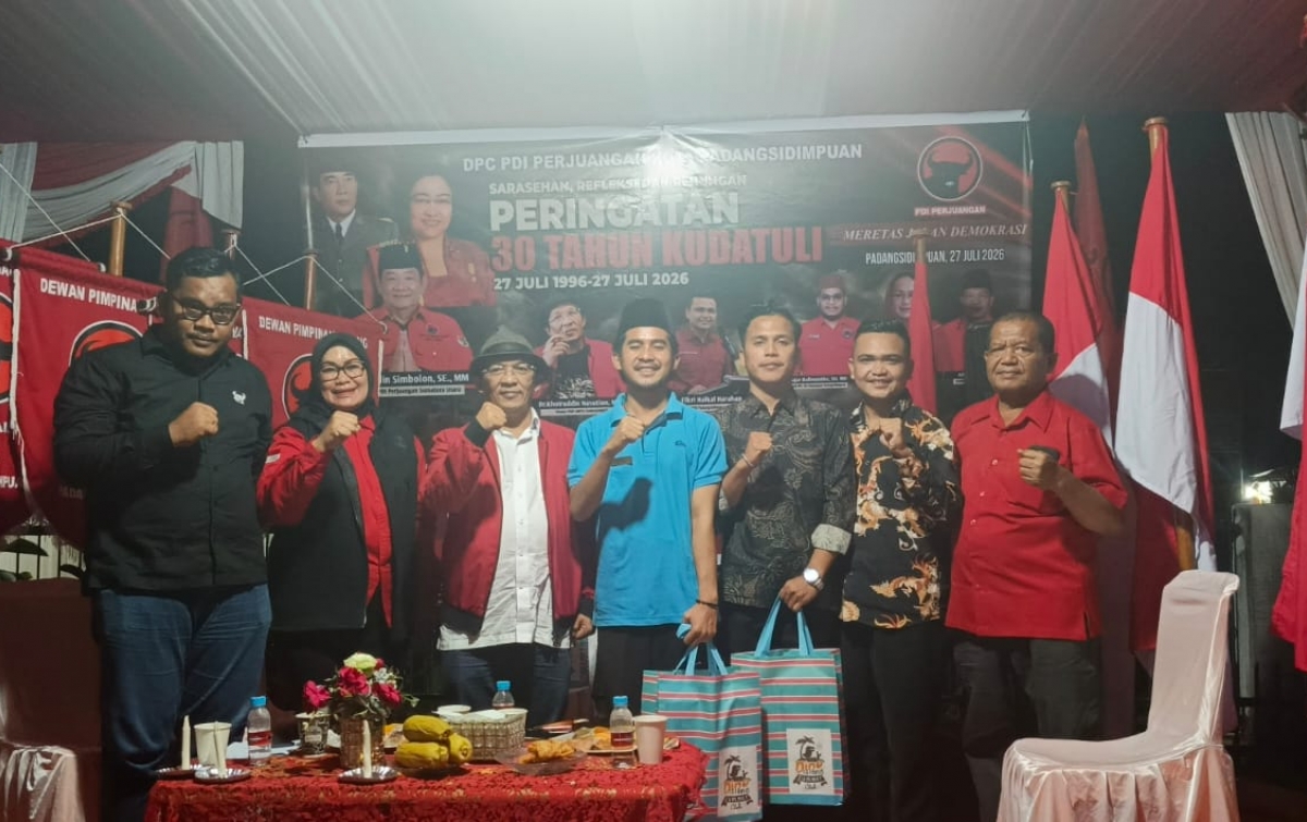 PDI Perjuangan Padangsidimpuan Peringati 30 Tahun Kudatuli, Teguhkan Semangat Demokrasi dan Persatuan
