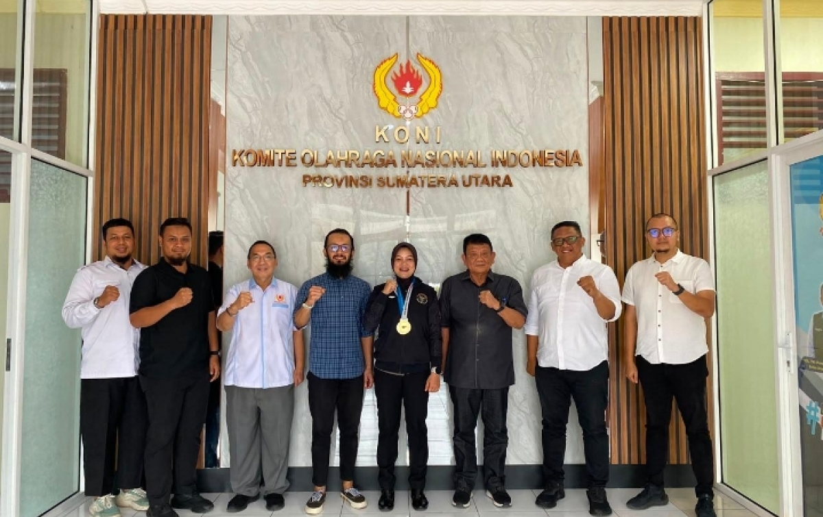 Pengprov ICF Audiensi ke KONI, Perkembangan Balap Sepeda Sumut Positi