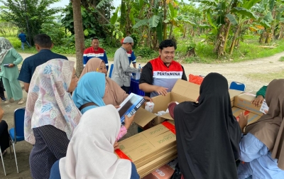 Desa Hamparan Perak Siap Lawan Stunting dengan Kelengkapan Alat Posyandu
