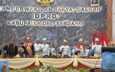Sidang Paripurna Istimewa HUT ke-80: Bupati Sampaikan Capaian Kemajuan Deli Serdang