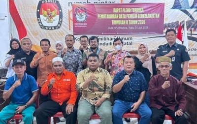 Bawaslu Madina Awasi Pleno PDPB Triwulan II 2026, Total Pemilih Kini 353.321 Orang