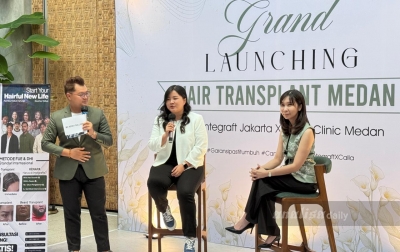 Tak Perlu ke Jakarta atau Turki, Calla Clinic X Integraft Hadirkan ‘Long Hair Transplant’ Pertama Tanpa Cukur di Medan