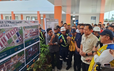 Tinjau Proyek di Medan, Menko AHY: Sekolah Rakyat Terintegrasi Adalah Investasi Masa Depan Bangsa