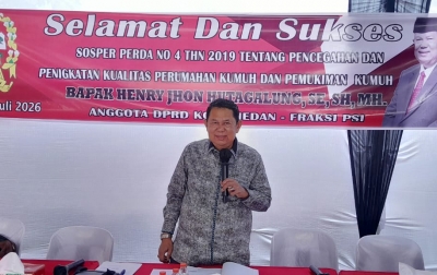 7 Tahun Usia Perda No4/2019, Henry Jhon Hutagalung: Penataan Permukiman Kumuh di Medan Tidak Jalan