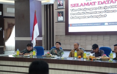 Ricky Anthony: Pemprovsu Kucurkan Rp64,2M Perbaiki Jalan Provinsi di Langkat