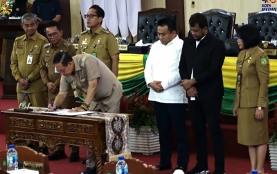 SiLPA Rp592,2 Miliar, DPRD Medan Sahkan Ranperda Pertanggungjawaban APBD 2025