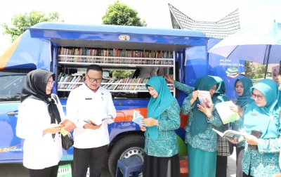 OJo Pusing Diluncurkan, TP PKK Madina Dorong Budaya Baca Anak