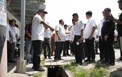 Bupati Deli Serdang Tinjau Sejumlah Proyek di Tanjung Morawa dan Lubuk Pakam