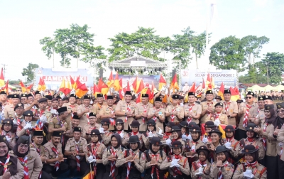Jamda XI Sumut Dibuka, Wakil Bupati Deli Serdang Lom Lom Suwondo Motivasi Kontingen Raih Prestasi
